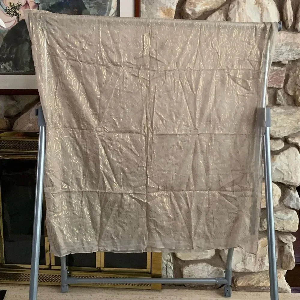 S&D Westwood scarf metallic trellis * small imperfection (1)